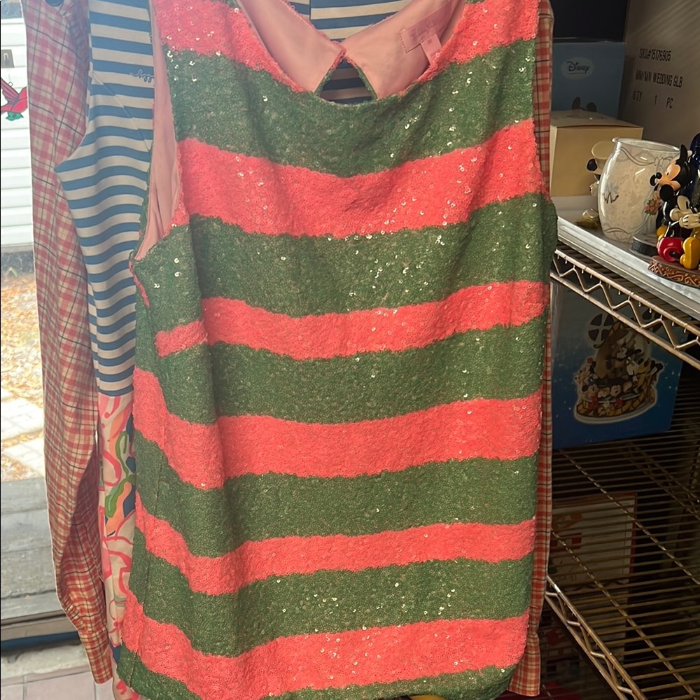 Lilly pulitzer sequin top